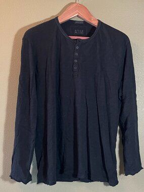 ATM Classic Jersey Long Sleeve Henley